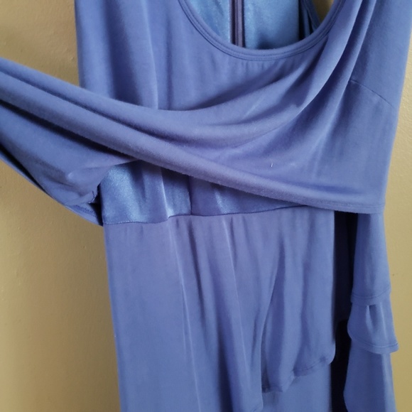Laundry Blue Tiered Sleeveless Racerback Dress - Picture 4 of 8